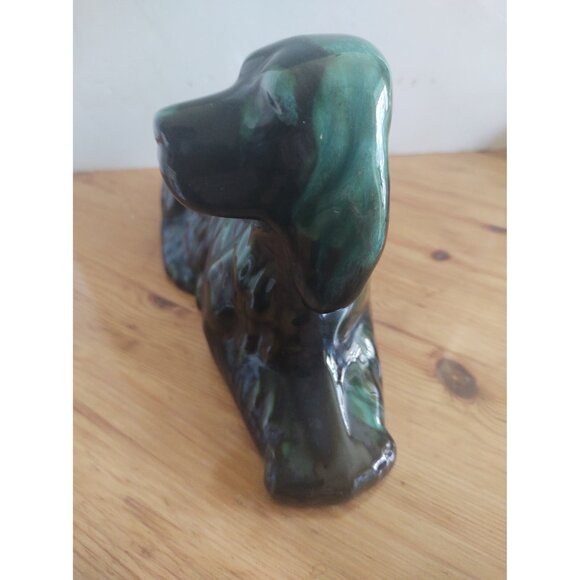 Vintage Blue Mountain Canada Pottery Cocker Spaniel 10" x 5 1/2" tall - Picture 4 of 10